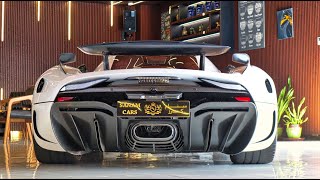 Koenigsegg Regera Lamborghini Aventador SVJ Ferrari SF90  Supercar Showroom  Sanam Cars Dubai [upl. by Trahern]