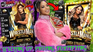 HERES HOW TO LEVEL UP A CARD PRO A CARD FORTIFYING A CARD amp UPGRADING A CARD  WWE SuperCard [upl. by Johnath]