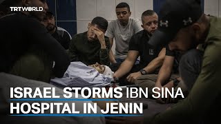 Israeli army storm hospital in Jenin demand immediate evacuation [upl. by Stewardson]