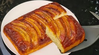 Délicieuse recette de gâteau a la banane caramélisée ✔ recette économique ✔ [upl. by Maller]