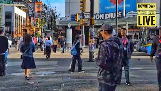 Vancouver Live 🇨🇦  Downtown Vertical Stream September 9 2024 [upl. by Aramoiz717]