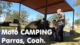 Moto CAMPING de otoño en PARRAS Coahuila motocamping [upl. by Idnic]