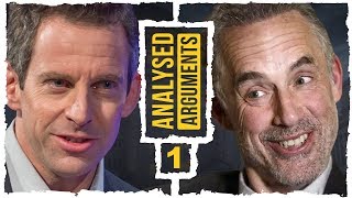 Jordan Peterson vs Sam Harris Vancouver 1 Analysed Arguments [upl. by Nachison300]