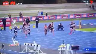 para athlete Briseis Brittain 100m under 17 [upl. by Arel]