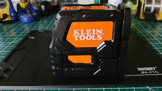 KLEIN TOOLS 93LCL CrossLine Laser Level w Self Leveling Horizonal and Vertical Lines [upl. by Acinoj]