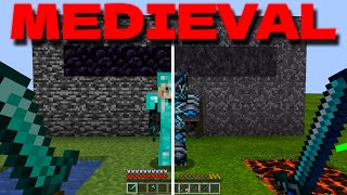 Using Medival Texture Packs For Minecraft PvP [upl. by Yvonner]