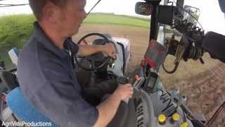 New Holland T6070 Ploughing 2013 GoPro Footage [upl. by Kirre575]