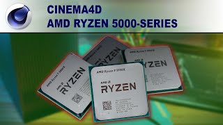 Cinema 4D AMD Ryzen 5000 Series Rendering Performance [upl. by Rocray]