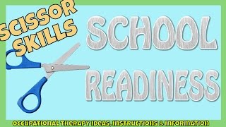 Scissor Skills  SCHOOL READINESS  How to teach your child to use scissors correctly [upl. by Alleunamme516]