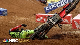 Wildest moments from 2021 Supercross season  Motorsports on NBC [upl. by Milla965]