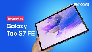 Samsung Galaxy Tab S7 FE o tablet Android que aposta no essencial  Review Tecnoblog [upl. by Neeuq]