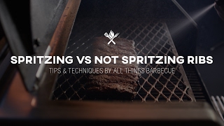 Spritzing vs Not Spritzing Ribs  Tips amp Techniques by All Things Barbecue [upl. by Mcculloch208]