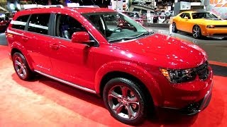 2014 Dodge Journey Crossroad  Exterior and Interior Walkaround  2014 Chicago Auto Show [upl. by Elletnahs]