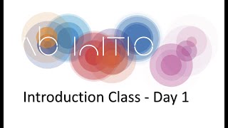 Abinitio Online Training Course  Introduction Class Day 1 [upl. by Georges]