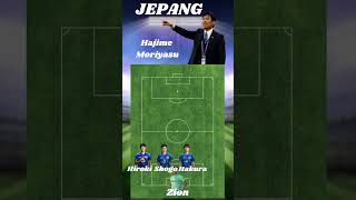 Prediksi Starting XI Jepang shorts shortsviral Asian qualifiers [upl. by Llenrap]