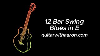 12 bar swing blues jam track in E [upl. by Thomasa]