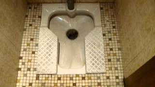 French Squat Toilet part 117 and Toilet on GEBERIT Button [upl. by Ahcsropal]