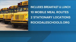 Rockdale County Schools to deliver meals to student amid virtual learning days [upl. by Aramot]