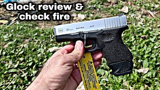 Glock small size pistol 9mm review and check fire AfridiBhaiBrand [upl. by Ahseikram]