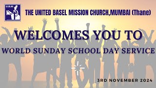 World Sunday School Day Service  3rd November 2024  UBM Church Thane [upl. by Adgam58]