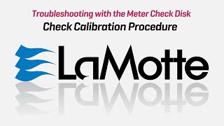 LaMotte Spin Touch Troubleshooting with the Meter Check Disk  Check Calibration Procedure [upl. by Esten]