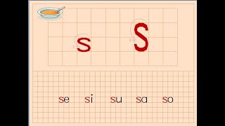 11 Letra S Sa se si so su [upl. by Sibelle]