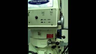 Steelmaster Turret Milling Machine Model SMKD2VS with 3 Axis DRO [upl. by Else]