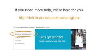 Registering QuickBooks on Windows [upl. by Brianna]