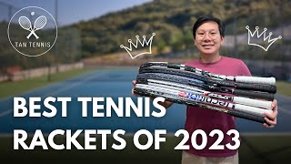 Top 5 Tennis Rackets of 2023 by Tan Tennis [upl. by Aneral]