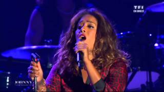 je te promets johnny hallyday en duo avec amel bent [upl. by Aicissej]