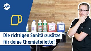 Welche Sanitärflüssigkeit brauche ich für meine Chemietoilette  Fritz Berger [upl. by Nnaid]