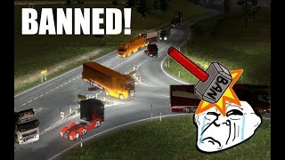 ETS2MP Admin Gameplay amp Ban Compilation E04 A Disorderly Intersection [upl. by Zaria705]