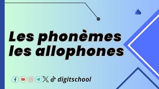 les phonèmes et les allophones [upl. by Nial]