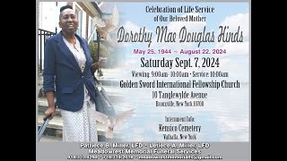 Dorothy Hinds Homegoing Service [upl. by Adlemy]