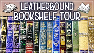 LEATHERBOUND BOOKSHELF TOUR 2021  Easton Press Barnes amp Noble Collectible Editions etc [upl. by Esimaj798]