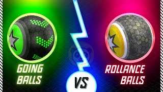 goingball vs rollance adventure ball gameplay ❗😍🤩🔥which looks super cool ❓goingballs rollanceballs [upl. by Artened]