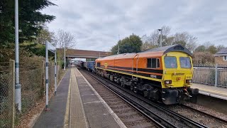 class 59203 Freightliner pasting though GoringbySea [upl. by Okin700]