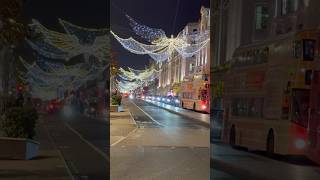 Christmas lights 2024 London United Kingdom merrychristmas christmas music shortvideo shorts [upl. by Milah]