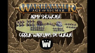 Army Showcase Orruk Warclans de Quique Warhammer Age of Sigmar [upl. by Susejedesoj]