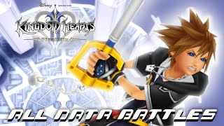 Kingdom Hearts II Final Mix  ALL DATA BOSS BATTLES [upl. by Watt]