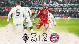 Intense but unlucky Match  Borussia Mönchengladbach vs FC Bayern 32  Bundesliga Highlights [upl. by Winna]