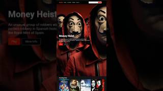 A Netflix homepage using HTML and CSS code python programming codenewbies codenewb codingblog [upl. by Nahsar349]