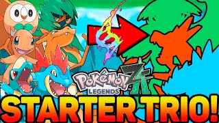 VAZOU OS INICIAIS DE POKÉMON LEGENDS ZA E NOVAS MEGA EVOLUÇÕES [upl. by Ecertap758]