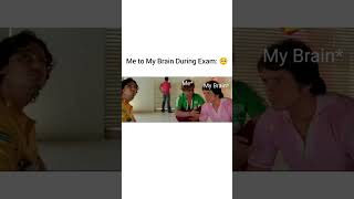 My Brain during Exam 🤣 exams funny comedy comedyvideo funnyvideo [upl. by Costin]