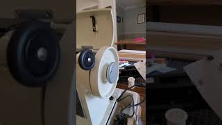 Montgomery Ward sewing machine bobbin winding operating [upl. by Sheff989]