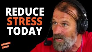 Do This for 4 Minutes a Day to Reduce Negative Stress With Wim Hof and Lewis Howes [upl. by Aihsenod]