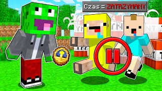 OSZUKUJĘ LOLA i BOLA ZATRZYMUJĄC CZAS w Minecraft 😂 [upl. by Enoryt]