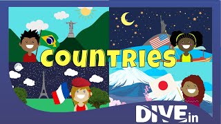 COUNTRIES SONG FOR ELEMENTARY SCHOOL KIDS [upl. by Parnas120]