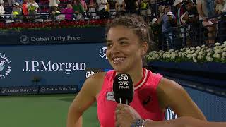 Jasmine Paolini  Final  PostMatch Interview  2024 Dubai Duty Free Tennis Championships [upl. by Ruel241]