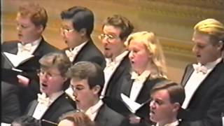 Westminster Choir Christmas at Carnegie Hall  Menotti The Shepherds Chorus [upl. by Eniarral]